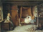 К.Ф. Гун. Больное дитя. 1869. Государственная Третьяковская галерея
